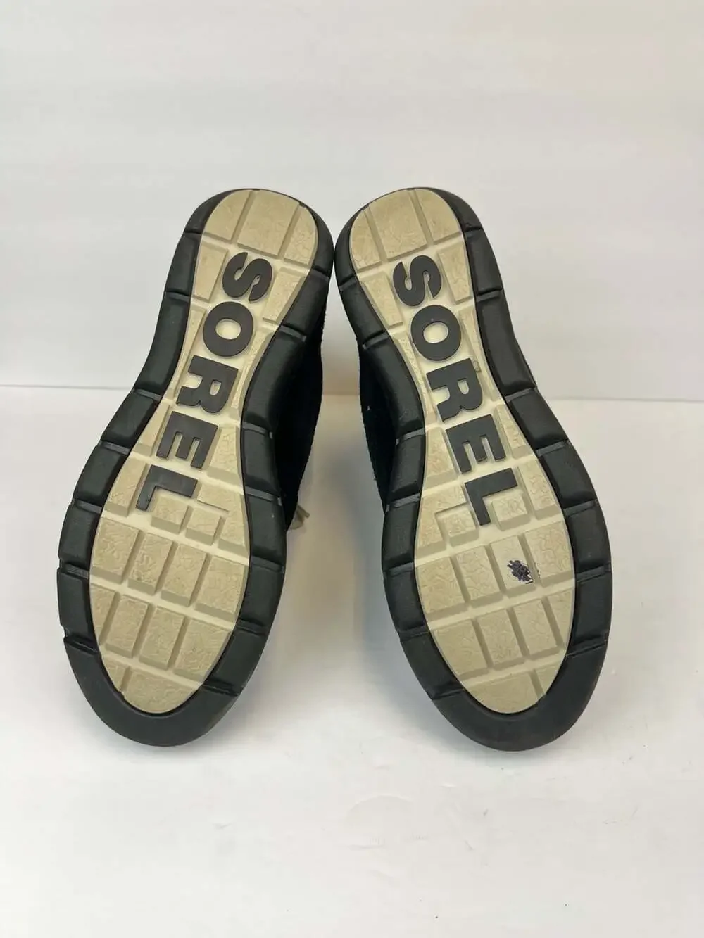 Sorel Women's Explorer Joan Waterproof Suede Winter Boots Black
